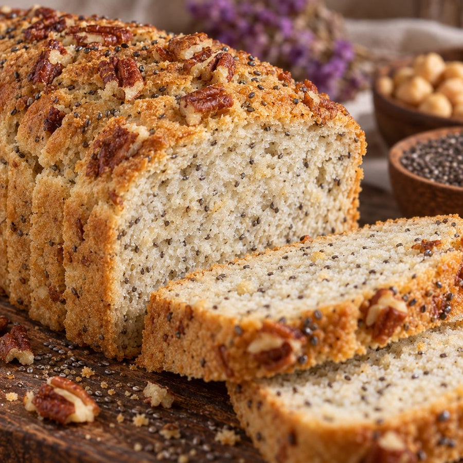 Pan de Garbanzo con Chía