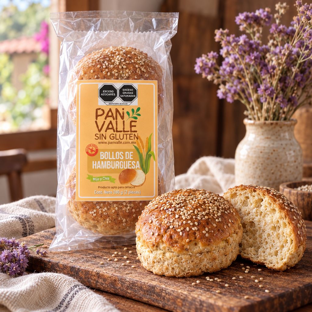 Bollos de Hamburguesa (2 pz)