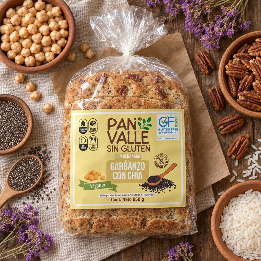 Pan de Garbanzo con Chía