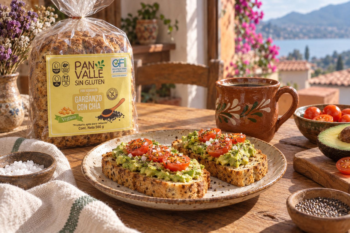 Pan de Garbanzo con Chía