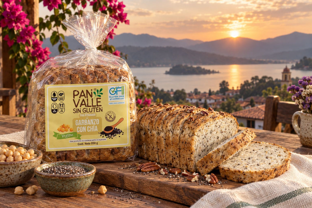 Pan de Garbanzo con Chía
