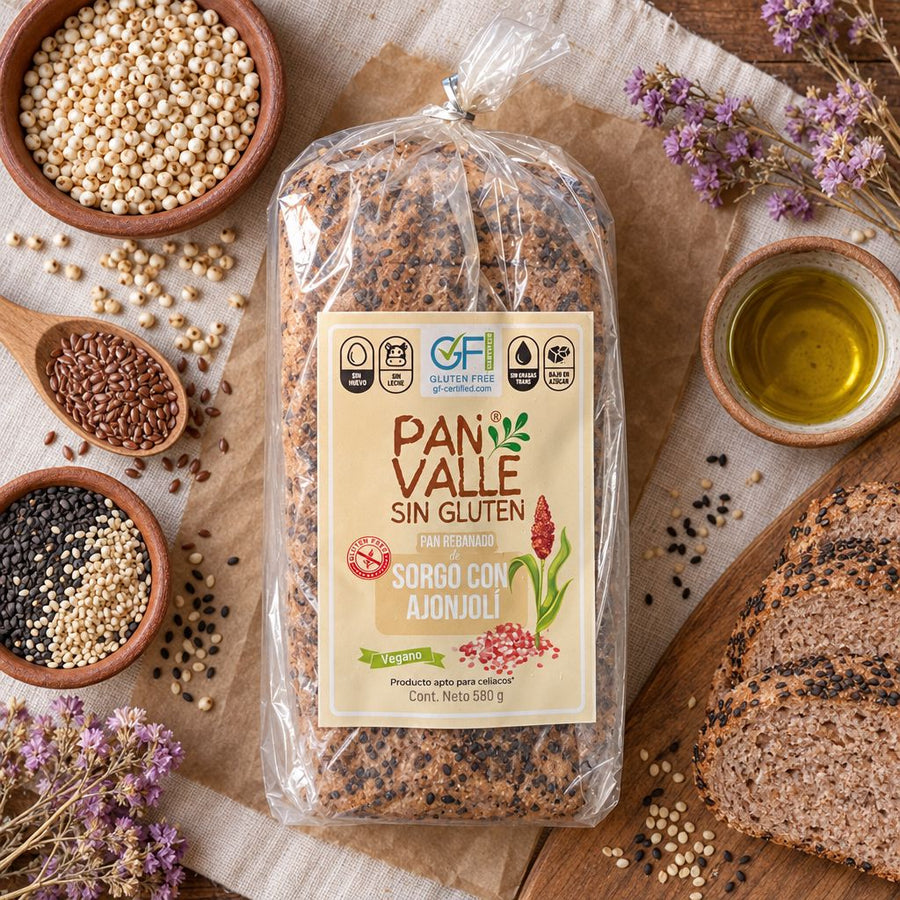 Pan de Sorgo con Ajonjolí