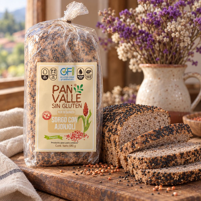 Pan de Sorgo con Ajonjolí