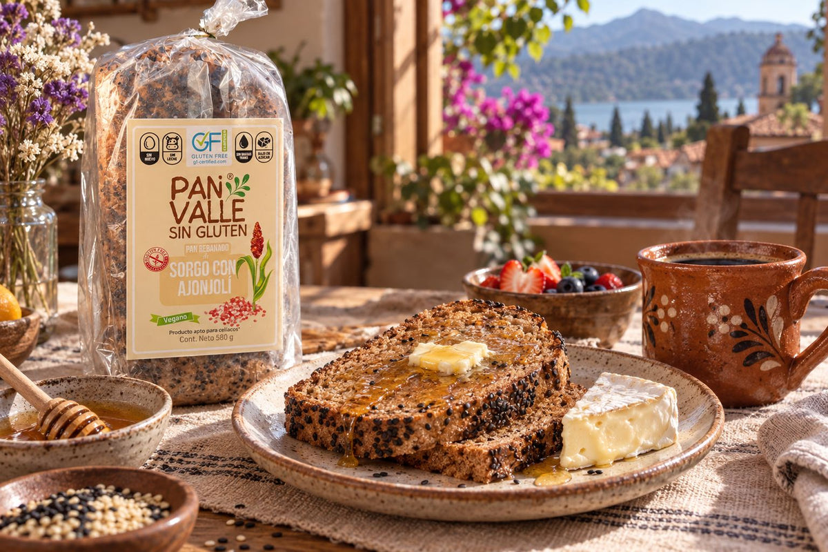 Pan de Sorgo con Ajonjolí